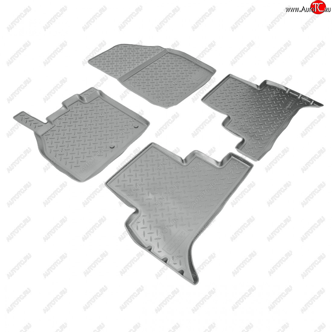 3 199 р. Коврики салонные Norplast  Renault Scenic  3 (2009-2012) (серый)  с доставкой в г. Горно‑Алтайск