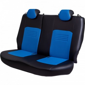 9 449 р. Комплект чехлов для сидений (РЗСиС 60/40 2Г Илана+Орегон) ТУРИН Lord Autofashion  Chevrolet Niva  2123 (2009-2020) рестайлинг (черный, вставка синяя, строчка синяя)  с доставкой в г. Горно‑Алтайск. Увеличить фотографию 4