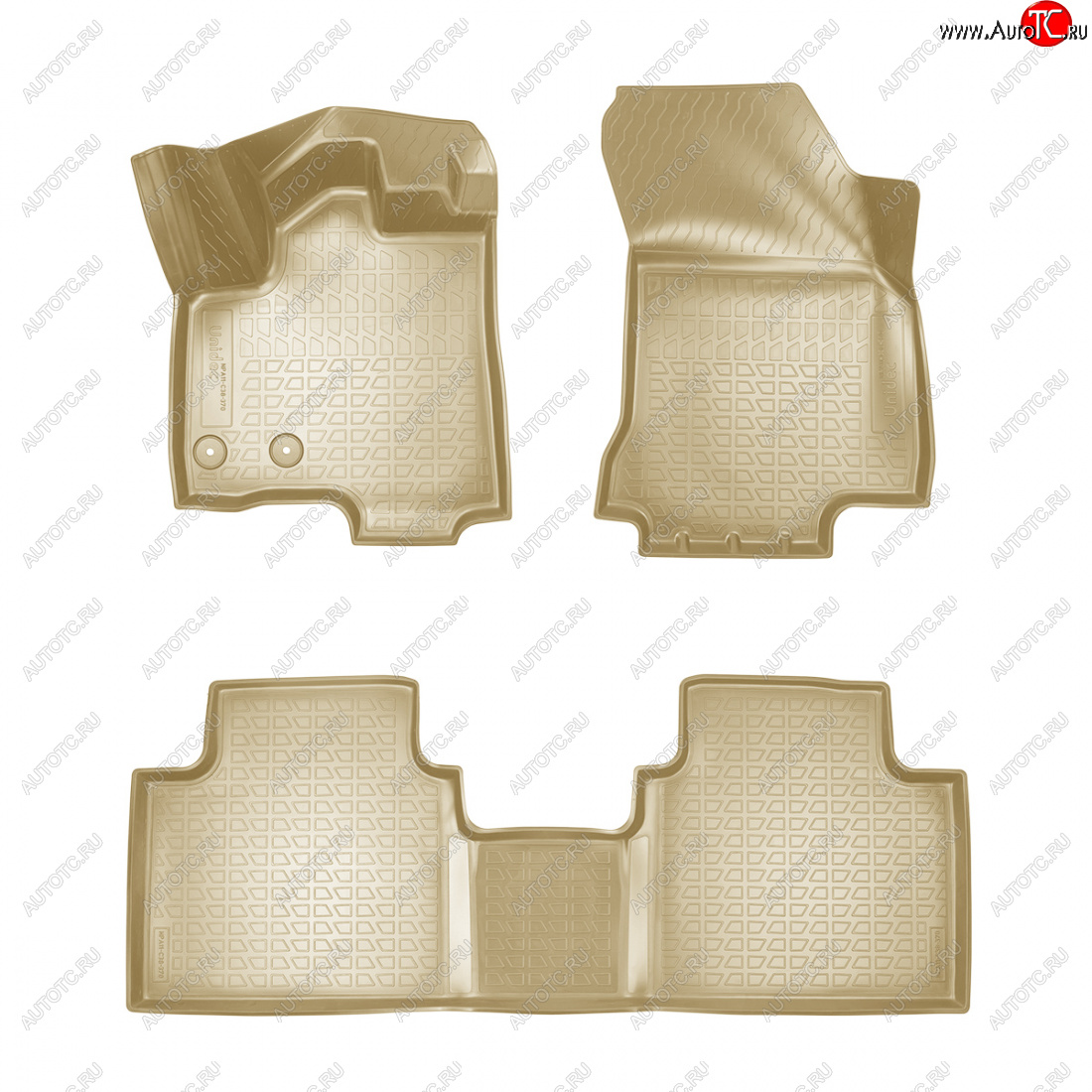 3 399 р. Коврики салонные Norplast  JAC JS6 (2022-2025) (бежевый)  с доставкой в г. Горно‑Алтайск