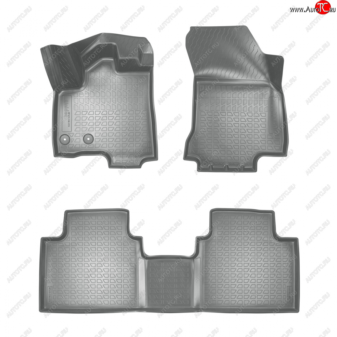 3 399 р. Коврики салонные Norplast  JAC JS6 (2022-2025) (серый)  с доставкой в г. Горно‑Алтайск