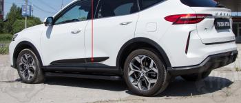 Молдинг двери задний правый Русская Артель Haval (Хавал) F7x (ф7икс) (2019-2022) дорестайлинг (шагрень)