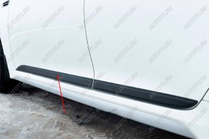 1 159 р. Молдинг двери передний правый Русская Артель  KIA Optima  JF (2018-2020) седан рестайлинг (шагрень)  с доставкой в г. Горно‑Алтайск