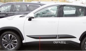 Молдинг на двери передний правый (вариант 2) Русская Артель KIA Rio 3 QB рестайлинг седан (2015-2017)