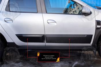 Молдинг двери задний правый Русская Артель Renault (Рено) Duster (Дастер)  HM (2021-2024) HM рестайлинг