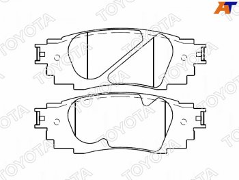 7 999 р. Колодки тормозные задние RH-LH SAT Lexus RX350 AL20 дорестайлинг (2015-2019)  с доставкой в г. Горно‑Алтайск. Увеличить фотографию 1