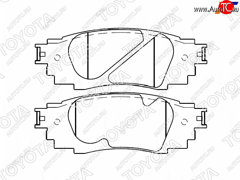 7 999 р. Колодки тормозные задние RH-LH SAT Lexus RX350 AL20 дорестайлинг (2015-2019)  с доставкой в г. Горно‑Алтайск