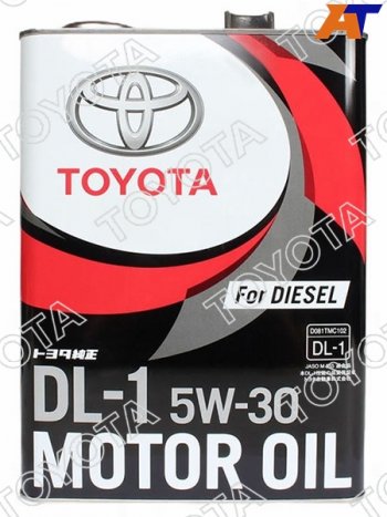 Масло моторное TOYOTA 5W-30 DL-1 4л. (для дизельных ДВС с сажевым фильтром)                          TOYOTA 08883-02805