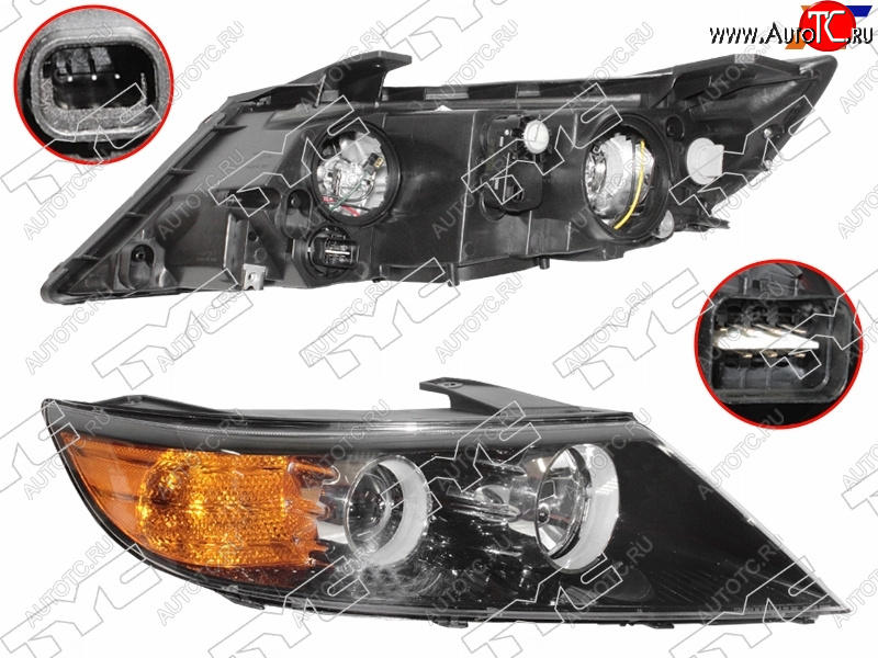 18 999 р. Фара правая (галоген, с корректором) TYC KIA Sorento XM дорестайлинг (2009-2012)  с доставкой в г. Горно‑Алтайск