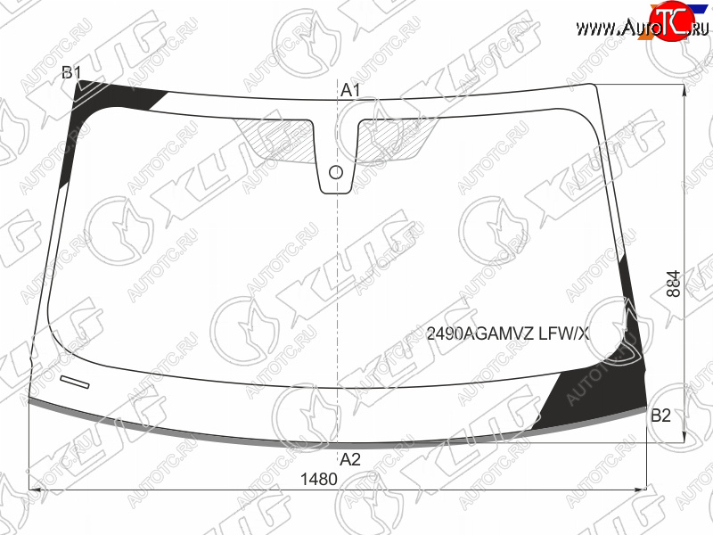 7 449 р. Стекло лобовое (Датчик дождя Молдинг 4D SED) XYG  BMW 3 серия  G20 (2018-2022) седан  с доставкой в г. Горно‑Алтайск