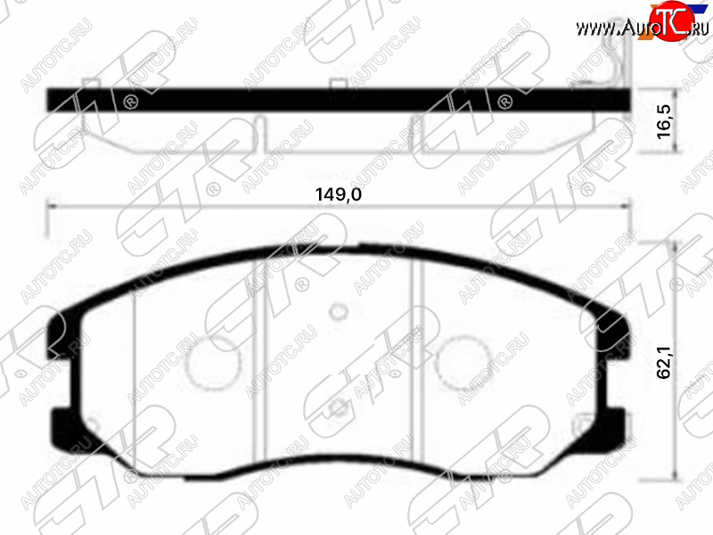 2 499 р. Колодки тормозные передние FL-FR SAT  Chevrolet Captiva (2006-2016), Opel Antara (2006-2015)  с доставкой в г. Горно‑Алтайск