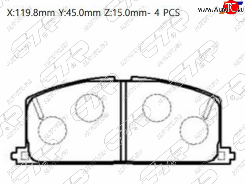 1 469 р. Колодки тормозные перед FL-FR SAT Toyota Corolla E210 седан дорестайлинг (2018-2022)  с доставкой в г. Горно‑Алтайск