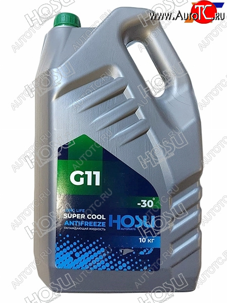 1 379 р. Антифриз (SUPER COOL G11 10 кг. -30 C Зелёный) HOSU HSCL0012  с доставкой в г. Горно‑Алтайск
