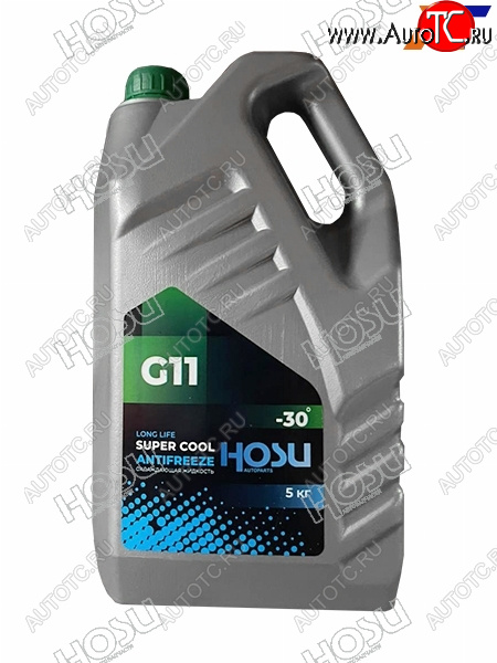 719 р. Антифриз (SUPER COOL G11 5 кг. -30 C Зелёный) HOSU HSCL0011  с доставкой в г. Горно‑Алтайск