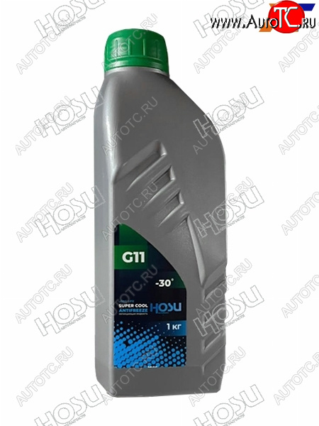 171 р. Антифриз (SUPER COOL G11 1 кг. -30 C Зелёный) HOSU HSCL0010  с доставкой в г. Горно‑Алтайск
