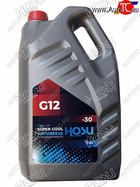 829 р. Антифриз (SUPER COOL G12 5 кг. -30 C красный) HOSU HSCL0008  с доставкой в г. Горно‑Алтайск