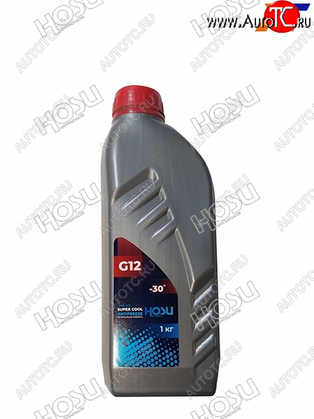 186 р. Антифриз (SUPER COOL G12 1 кг. -30 C красный) HOSU HSCL0007  с доставкой в г. Горно‑Алтайск
