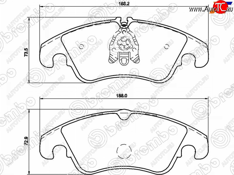 6 999 р. Колодки тормозные передние FL-FR SAT Audi A4 Allroad B9 дорестайлинг (2016-2020)  с доставкой в г. Горно‑Алтайск