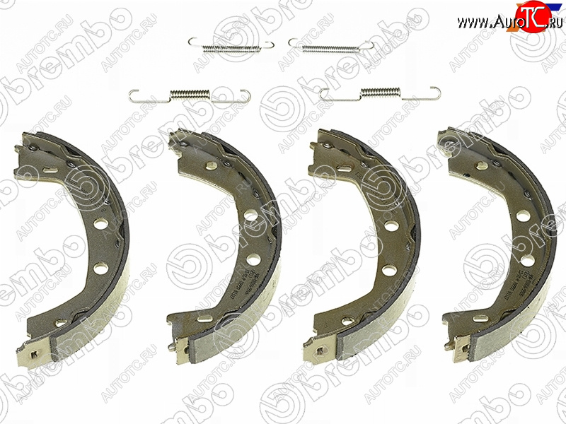 4 849 р. Колодки барабанные задние RH-LH SAT Land Rover Freelander L359 1-ый рестайлинг (2010-2012)  с доставкой в г. Горно‑Алтайск