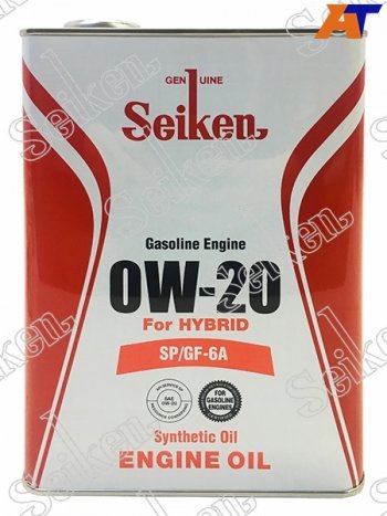 Масло моторное SEIKEN SYNTHETIC SPGF-6A 0W-20 4л SEIKEN SKSPGF6A0W20C