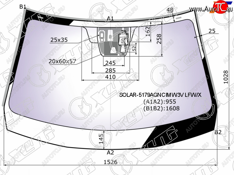 27 199 р. Стекло лобовое (Атермальное Три камеры Датчик дождя Молдинг) XYG  Mazda CX-5  KE (2011-2017) дорестайлинг, рестайлинг  с доставкой в г. Горно‑Алтайск