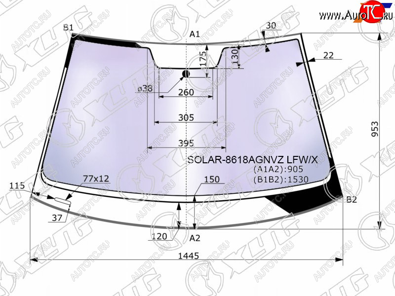 25 799 р. Стекло лобовое (Атермальное Молдинг) XYG Volkswagen Golf 7 дорестайлинг, хэтчбэк 5 дв. (2012-2017)  с доставкой в г. Горно‑Алтайск