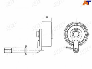Натяжитель приводного ремня BMW 35X3X5 2,02,53,0D SAT ST-11287807021
