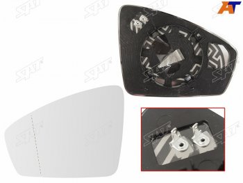 Полотно зеркала Volkswagen Tiguan 16- (Слева Обогрев асферическое) SAT ST-121-0019