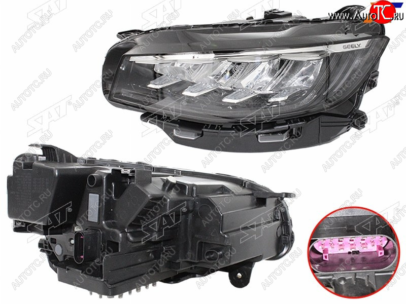 30 999 р. Фара левая (LED) SAT  Geely Atlas Pro  NL3 - Azkarra  NL3  с доставкой в г. Горно‑Алтайск