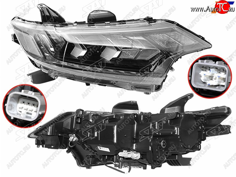 30 999 р. Фара правая (LED) SAT  Mitsubishi Outlander  GF (2018-2022) 3-ий рестайлинг  с доставкой в г. Горно‑Алтайск