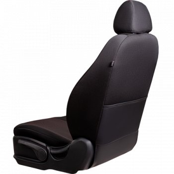 5 999 р.  Комплект чехлов для сидений (РЗСиС 40/60, 2П жаккард) ДУБЛИН Lord Autofashion  Chery Amulet (Corda)  A15 (2003-2010) лифтбэк (черный, вставка черная, строчка красная)  с доставкой в г. Горно‑Алтайск. Увеличить фотографию 3