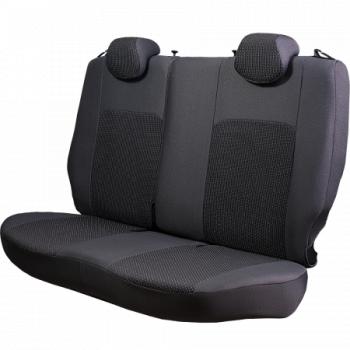 5 949 р. Комплект чехлов для сидений (РЗСиС 40/60 2Г Жаккард) Дублин Lord Autofashion  Skoda Fabia  Mk2 (2007-2014) хэтчбэк дорестайлинг, универсал рестайлинг, хэтчбэк рестайлинг (серый, вставка Сеул серая)  с доставкой в г. Горно‑Алтайск. Увеличить фотографию 4