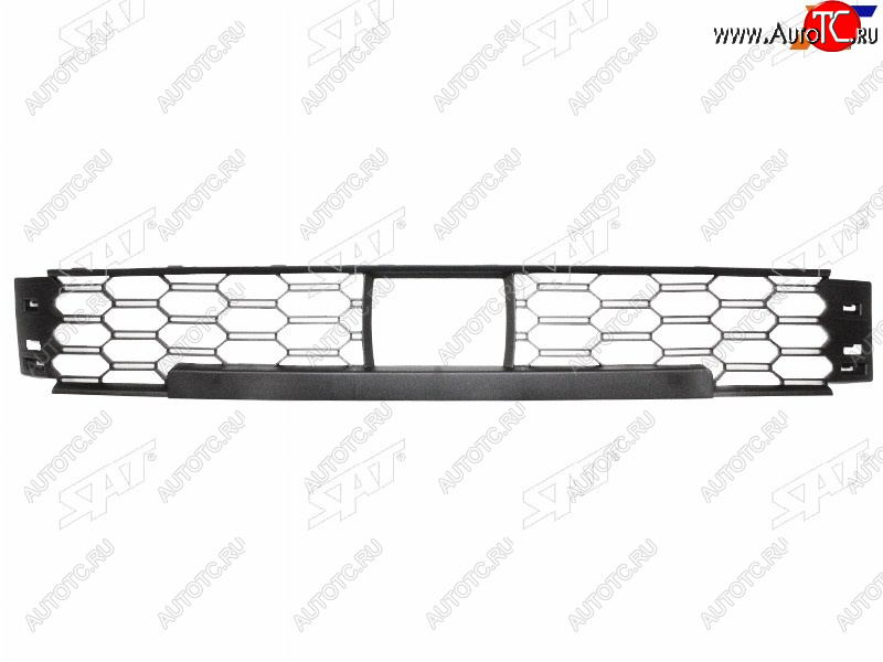 1 499 р. Нижняя решетка переднего бампера SAT  Skoda Rapid  MK2 (2019-2024) (под датчик дистанции)  с доставкой в г. Горно‑Алтайск