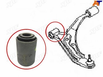 296 р. Сайлентблок переднего нижнего рычага FR SAT Nissan Pulsar N15 (1995-2000)  с доставкой в г. Горно‑Алтайск. Увеличить фотографию 3