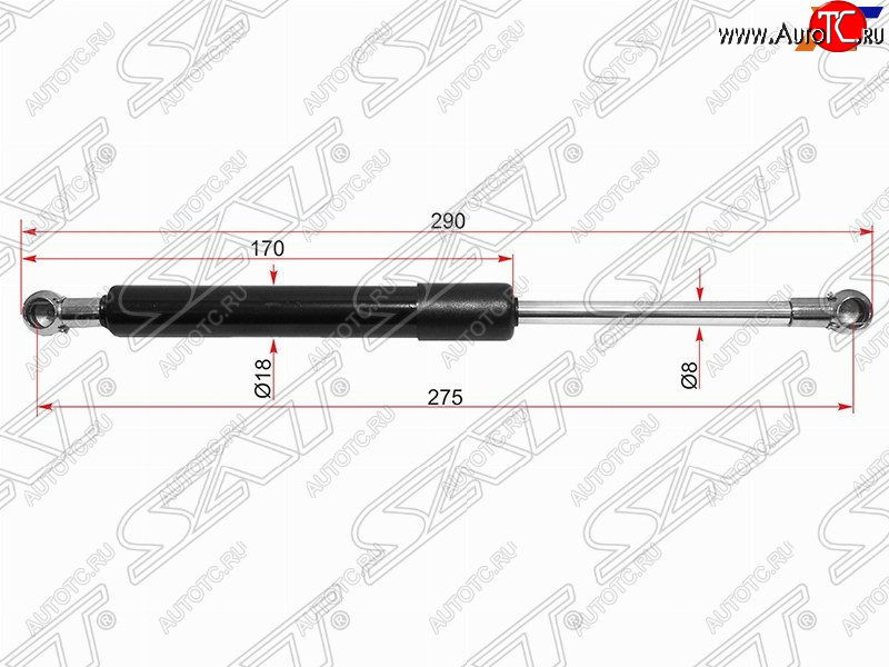 559 р. Упор крышки багажника SAT  Audi 80  B3 - 90  B3  с доставкой в г. Горно‑Алтайск