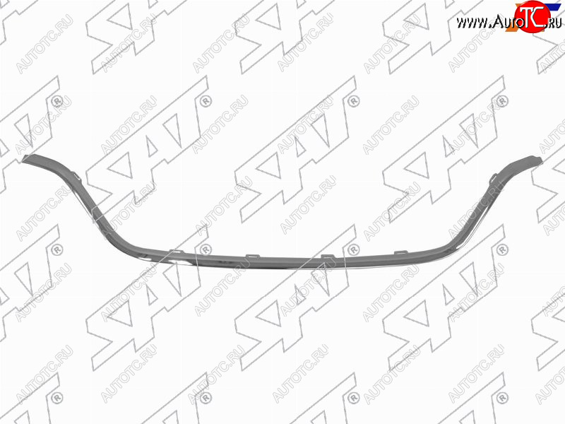 2 299 р. Молдинг решетки радиатора (нижний) SAT  Renault Sandero Stepway  (B8) (2018-2022) рестайлинг (хром)  с доставкой в г. Горно‑Алтайск