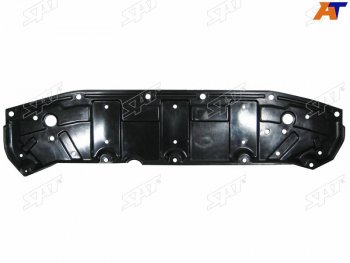 Защита переднего бампера (пыльник) SAT Nissan Almera  G15 (2012-2019) седан