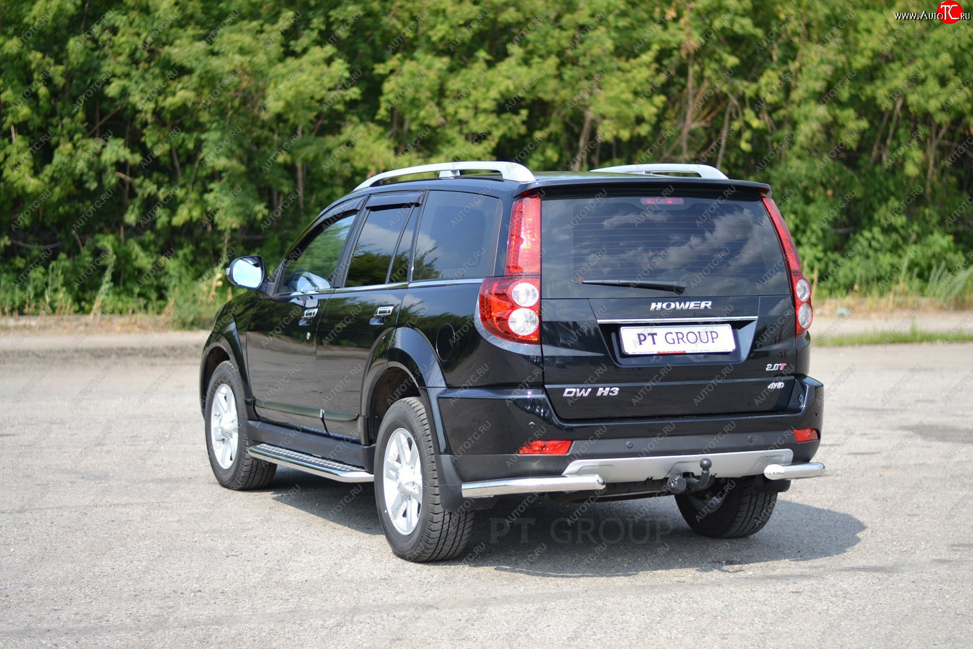 15 849 р. Защита заднего бампера (уголки d63 мм) Petroil Tuning Great Wall Hover H3 (2017-2025) (нержавейка полированна)  с доставкой в г. Горно‑Алтайск