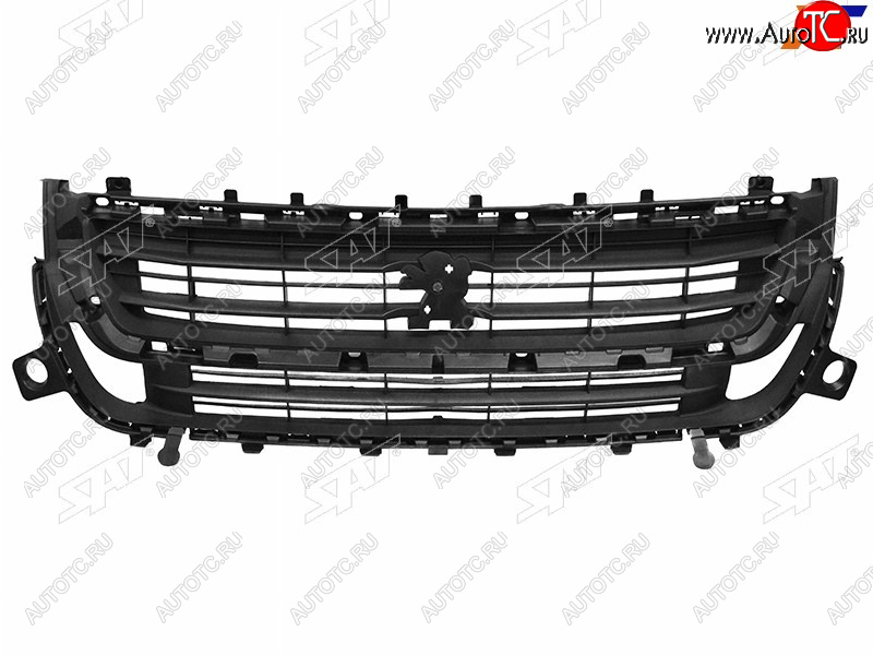 7 849 р. Решетка радиатора SAT  Peugeot Partner  B9 (2015-2018) 2-ой рестайлинг (неокрашенная)  с доставкой в г. Горно‑Алтайск