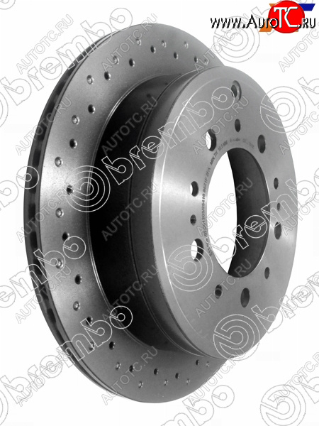 15 899 р. Диск тормозной задний Ø345 BREMBO Toyota Land Cruiser 200 дорестайлинг (2007-2012)  с доставкой в г. Горно‑Алтайск