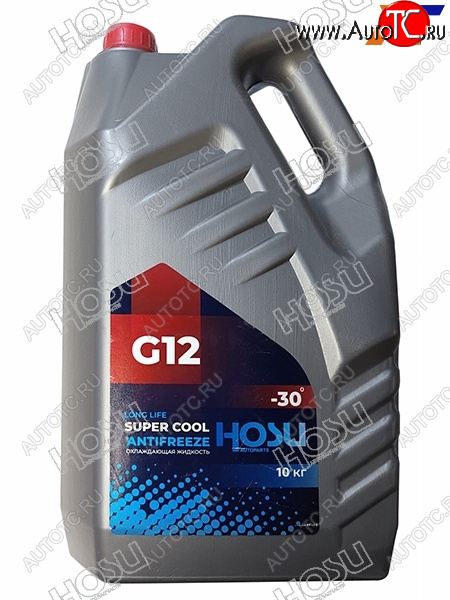1 499 р. Антифриз (SUPER COOL G12 10 кг. -30 C красный) HOSU HSCL0009  с доставкой в г. Горно‑Алтайск