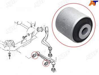 Сайлентблок рычага нижний прямого (ближ к шар) FR-FL SAT Mazda 6 GG седан дорестайлинг (2002-2005)