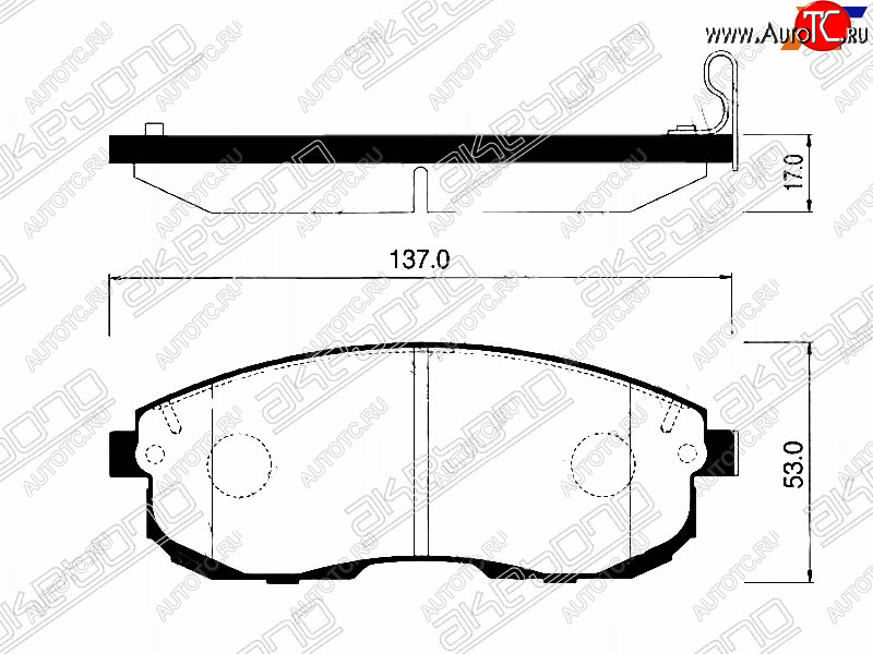 2 389 р. Колодки тормозные перед FR-FL SAT Nissan Juke 1 YF15 дорестайлинг (2010-2014)  с доставкой в г. Горно‑Алтайск