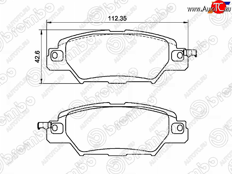 4 999 р. Колодки тормозные передние FL-FR SAT Mazda CX-5 KF (2016-2024)  с доставкой в г. Горно‑Алтайск