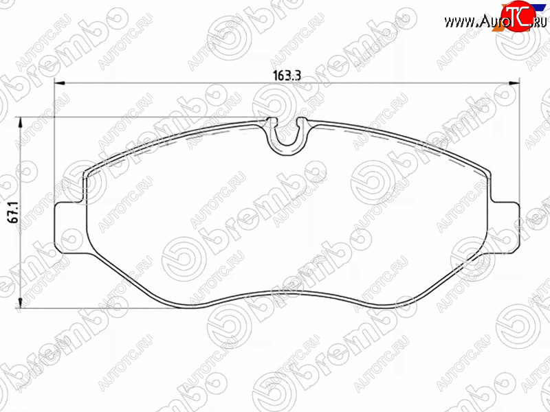 6 199 р. Колодки тормозные перед FR-FL SAT Mercedes-Benz Sprinter W906 рестайлинг (2014-2018)  с доставкой в г. Горно‑Алтайск