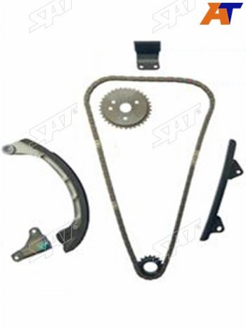 Комплект замены цепи ГРМ 2SZFE TOYOTA BELTA 05-RACTIS 05-VITZ 05- SAT ST-136-0005