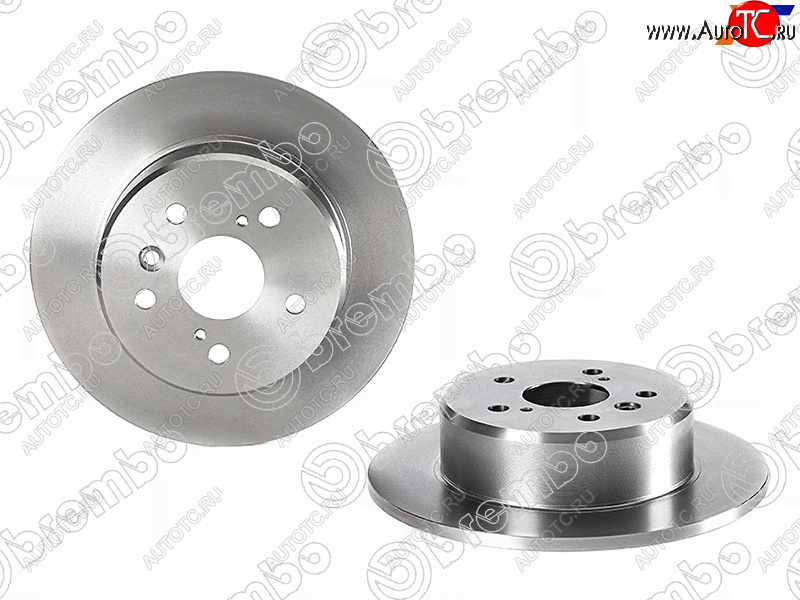 4 099 р.  Диск тормозной задний Ø290 BREMBO  Toyota Camry ( XV30,  XV40,  XV50) - Harrier  XU10  с доставкой в г. Горно‑Алтайск