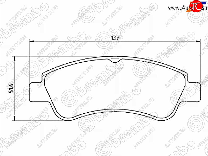 3 399 р. Колодки тормозные передние FL-FR SAT Peugeot Partner B9 1-ый рестайлинг (2012-2015)  с доставкой в г. Горно‑Алтайск