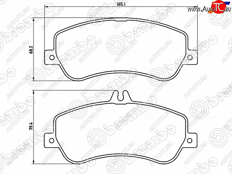 4 799 р. Колодки тормозные передние FL-FR SAT Mercedes-Benz GLK class X204 рестайлинг (2012-2015)  с доставкой в г. Горно‑Алтайск