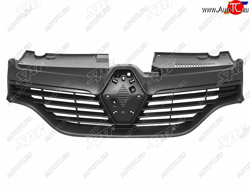 2 089 р. Решетка радиатора SAT Renault Logan 2 дорестайлинг (2014-2018) (неокрашенная)  с доставкой в г. Горно‑Алтайск