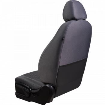 6 249 р. Комплект чехлов для сидений (РЗСиС 40/60 2П Жаккард) Дублин Lord Autofashion  Skoda Octavia  Tour A4 1U5 (1996-2010) универсал дорестайлинг, универсал рестайлинг (серый, вставка Сеул серая)  с доставкой в г. Горно‑Алтайск. Увеличить фотографию 4